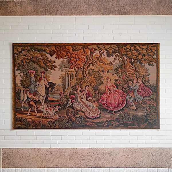 Groot Frans wandtapijt in rococo-stijl