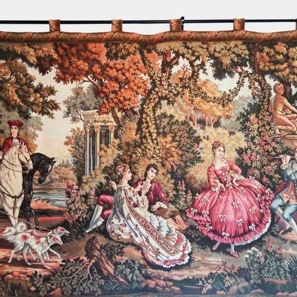 Groot Frans wandtapijt in rococo-stijl