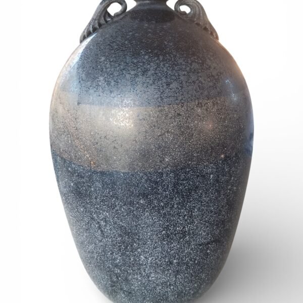 Sculpturale Murano-vaas met bladgoud – Mario Gambaro ca. 1960