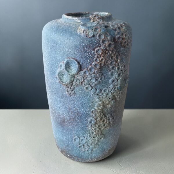 Brutalist Vintage Keramische Vaas – Jaren 60/70 Sculpturaal Design