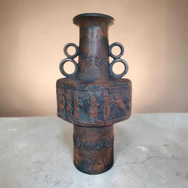 Walter Gerhards West Germany Vaas 335-40 – 40cm – Mid Century Relief – Jaren 60