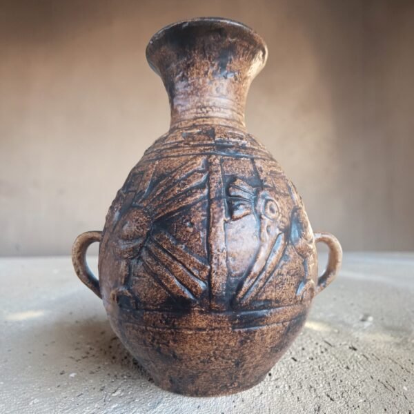 Vintage Jasba vaas 1690/30 – West Germany – reliëf “Antik” design – jaren 60